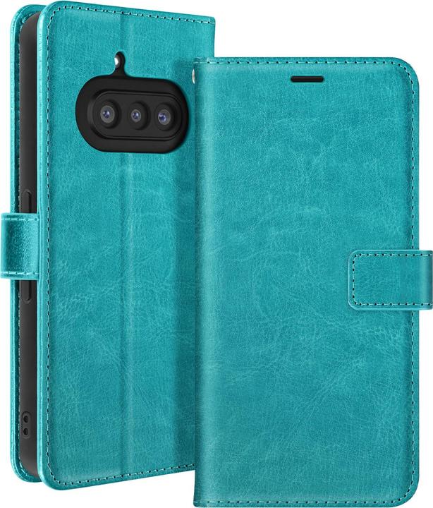 Produktbild Mayaxess Vintage-Klappetui für Nothing Phone 3a Portemonnaie mit Ständer (Nothing Phone (3a) Pro)