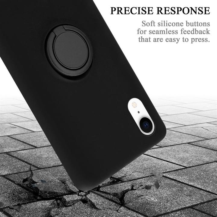 Actual product image Cadorabo TPU Liquid Ring Silicone Case Cover (Apple iPhone XR)