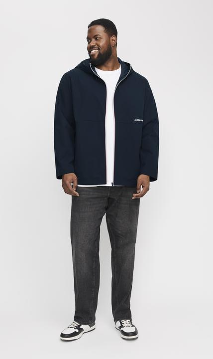 Image du produit Jack & Jones JACK&JONES PLUS JJADAM LIGHT JACKET HOOD PLS Heren Jas - Sky Captain (XXL)