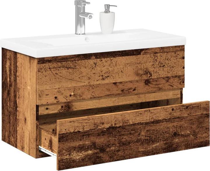 Immagine prodotto VidaXL Mobiletto Vanity a parete Mobiletto da bagno con lavabo incorporato
