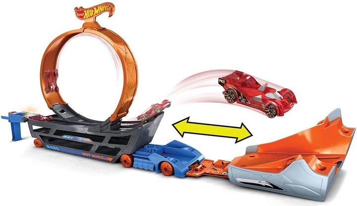 Produktbild Hot Wheels Stunt N Go Transporter & Trackset
