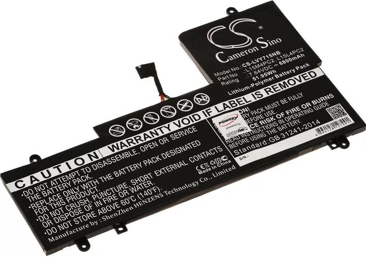 Produktbild AccuCell Akku Lenovo Yoga 710 15 (6800 mAh)