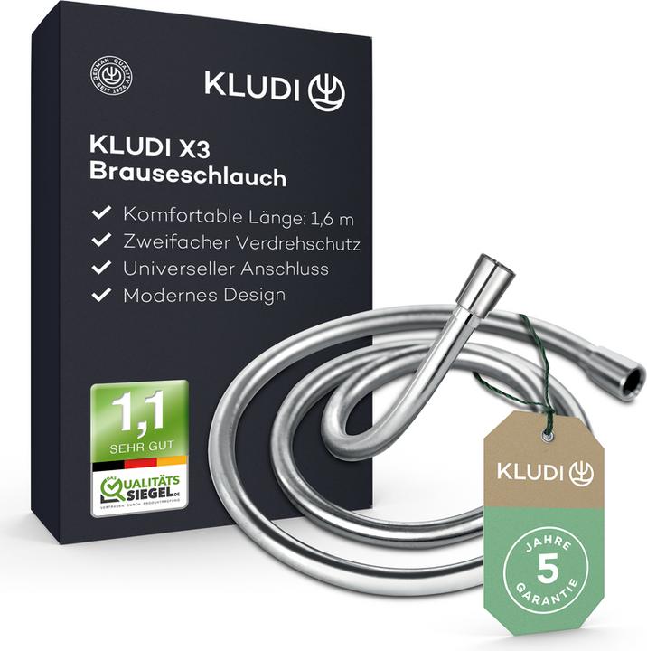 Produktbild Kludi X3 Duschschlauch (160 cm)