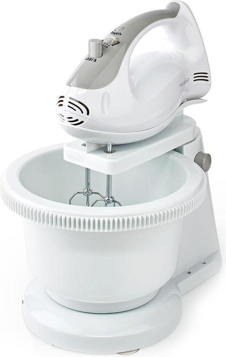 Image du produit Nedis Mixeur à main 200 W 5 vitesses Fonction turbo Turning Bowl / 2 crochets pétrisseurs / 2 fouets (200 W)