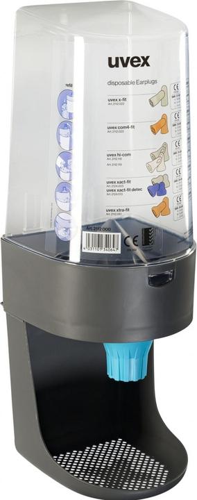 Actual product image Uvex Safety Hearing protection plugs wall dispenser empty one 2 click (1 x)