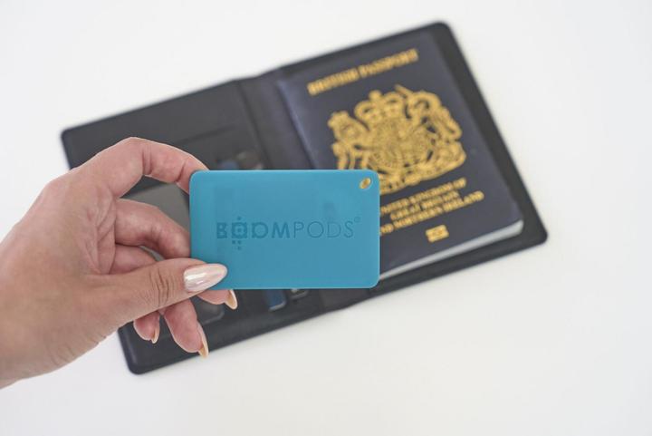 Produktbild Boompods Boomcard Rechargeable Ocean Blue (3650 h, Akkubetrieb)