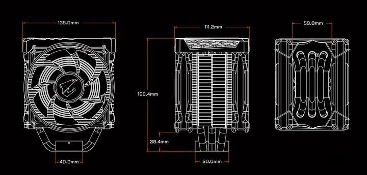 Image du produit Gigabyte ATC700 (169 mm)