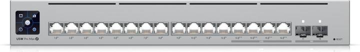 Produktbild Ubiquiti Pro Max 16 PoE Managed Switch 2x 10G SFP+, 4x 2.5GbE (PoE++), 12x 1GbE (PoE+) (18 Ports)
