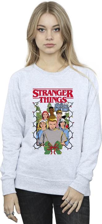 Produktbild Netflix Stranger Things Christmas Poster Sweatshirt (M)