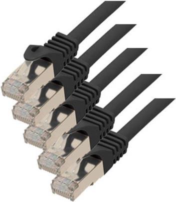 Image du produit S-Conn RJ45-RJ45 m-m (S/FTP, CAT7, 0.25 m)