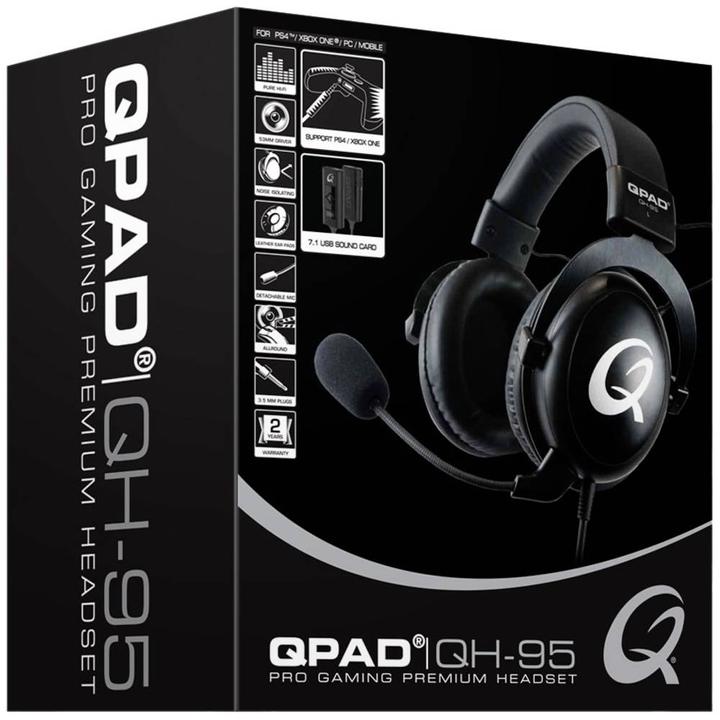 Actual product image QPAD QH-95 Pro Gaming Headset (Cable)