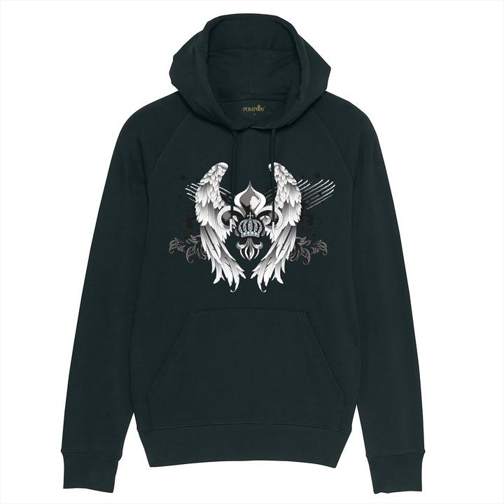 Pompöös Hoodie Herren "Wings" - limited Edition Hoodie Herren - Grösse XL (XL)