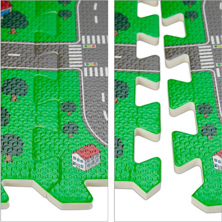 Produktbild Relaxdays Puzzlematte Strasse (31 x 31 x 1 cm)