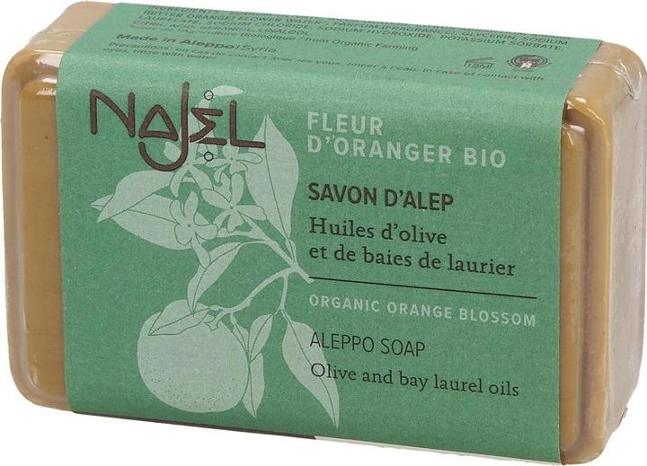 Produktbild Najel Aleppo Seife mit Orangenblüten BIO (Hartseife)