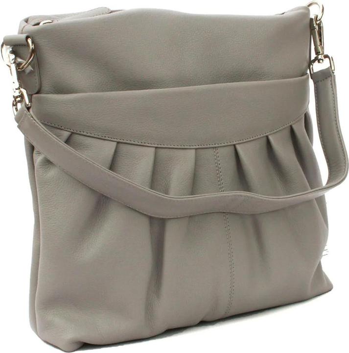 Actual product image Eastern Counties Leather Handbag Leona Ruffled Leather