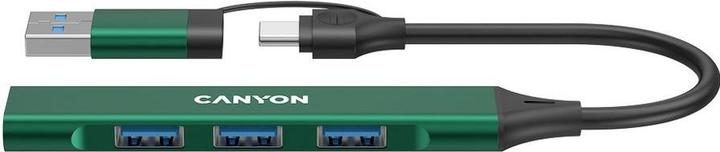 Actual product image Canyon Converter hub DS-02 4in1 USB-A/C Green
