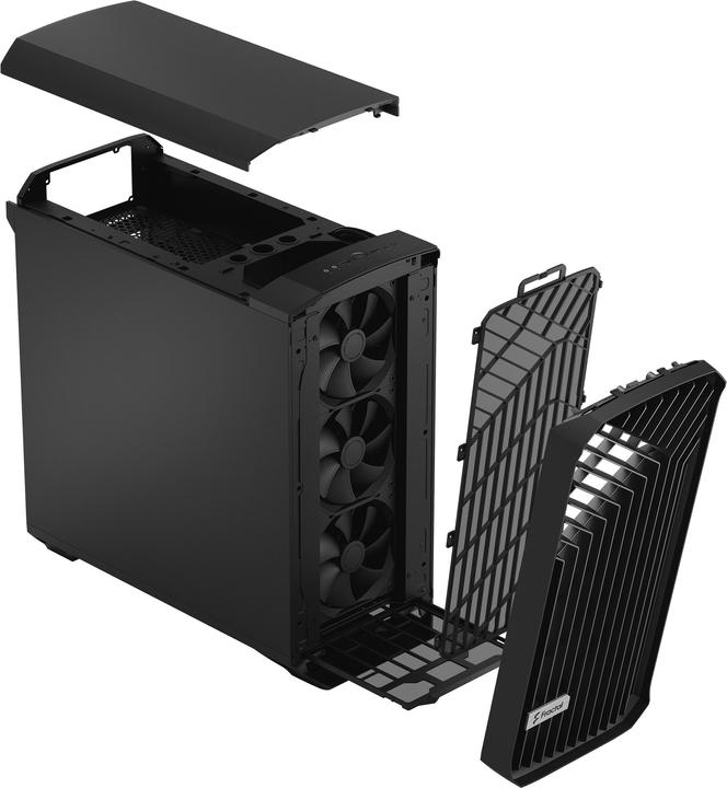 Actual product image Fractal Torrent Black Solid (ATX, E-ATX, mATX, ITX, SSI EEB, SSI CEB)