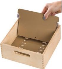 Actual product image Han Wooden card index trough (A7, Across)