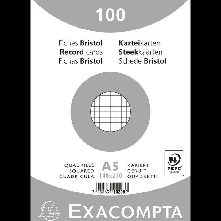 Immagine prodotto Exacompta Schede di valutazione (A4, 205 g/m², 100 x)