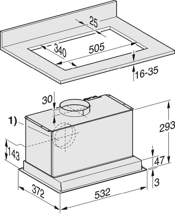 Immagine prodotto Miele DA 2558 ED CH (Ventilatore capanna)