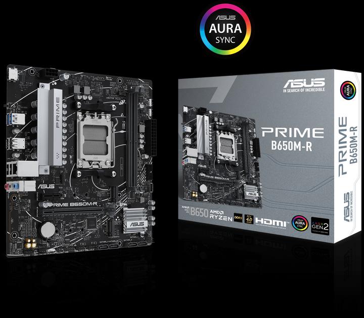 Immagine prodotto ASUS MB PRIME B650M-R (AM5, AMD B650, mATX)