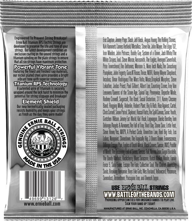 Image du produit Ernie Ball Slinky Not Even (6 x, Guitare électrique, 0.06")