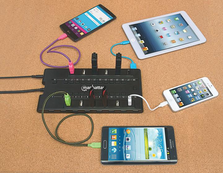 Immagine prodotto Manhattan Mondo (USB-A, 28 Porti)