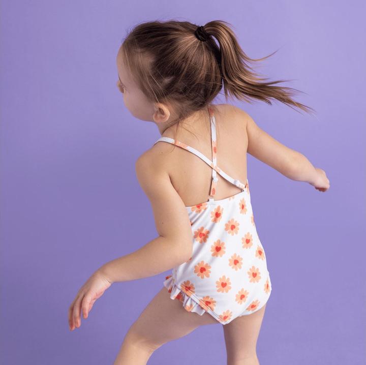 Immagine prodotto Swim Essentials Costume da bagno per bambina 86/92 Cuori di fiori (86)