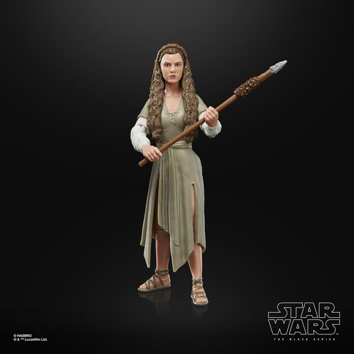 Actual product image Hasbro The Black Series Leia (Ewok Village), 15 cm grosse Figur zu Star Wars: Die Rückkehr der Jed