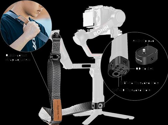 Actual product image SmallRig Gewichtsreduzierender Schultergurt (Gimbal mount)
