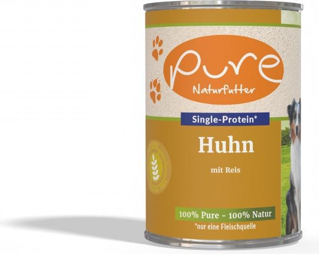 Pure Naturfutter Dog menu chicken & rice (Adult, 1 pcs., 400 g)