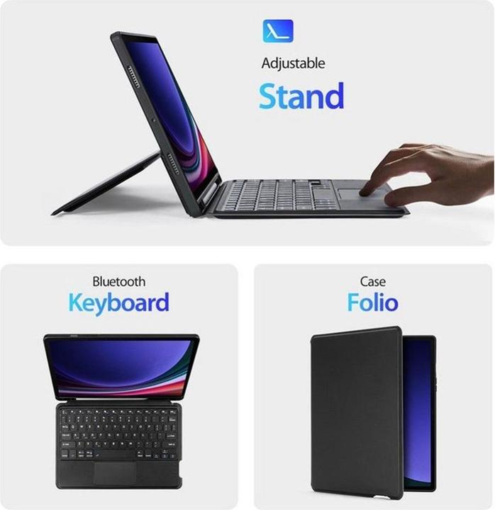 Actual product image Dux Ducis DK Series Keyboard Case (US, Galaxy Tab S9)