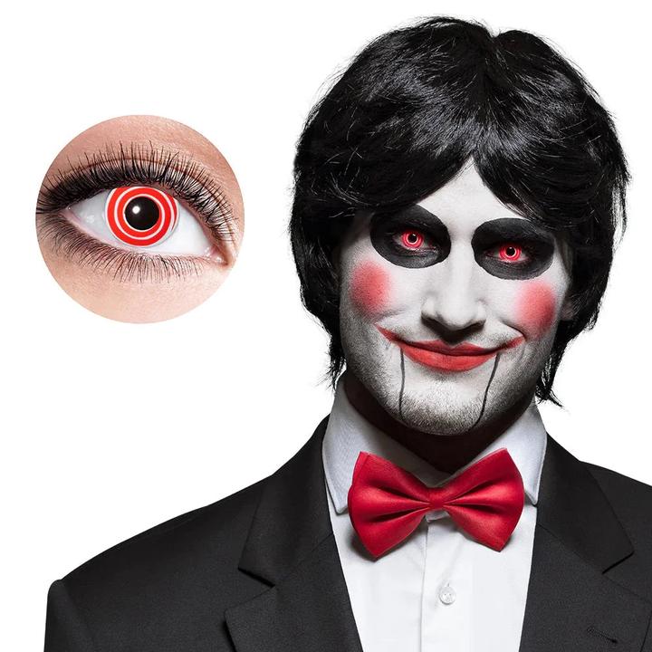 Actual product image Boland Contact lenses Spiral:Weekly lenses (Red)