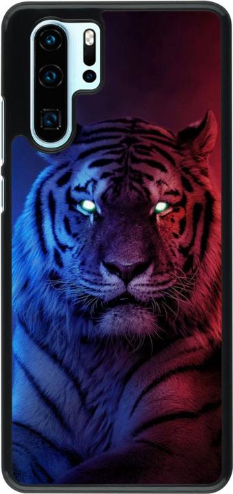 Actual product image PhoneLook Coque Tiger Blue Red (Huawei P30 Pro)