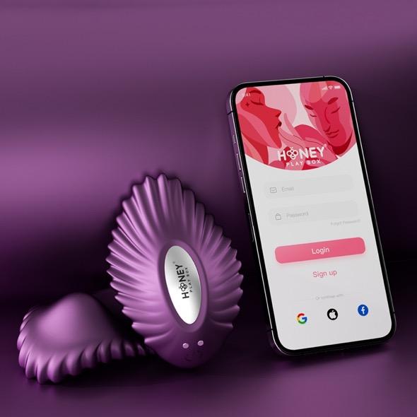 Honey Play Box Magnetic Panty Vibrator Purple