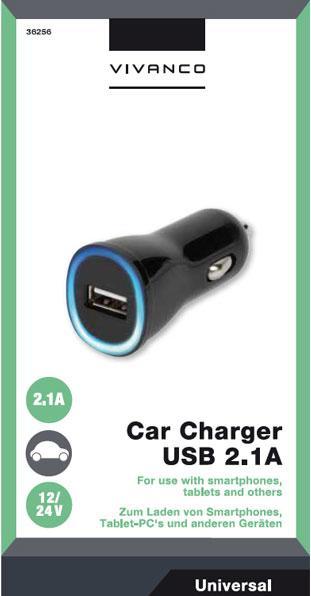 Produktbild Vivanco USB Car Charger