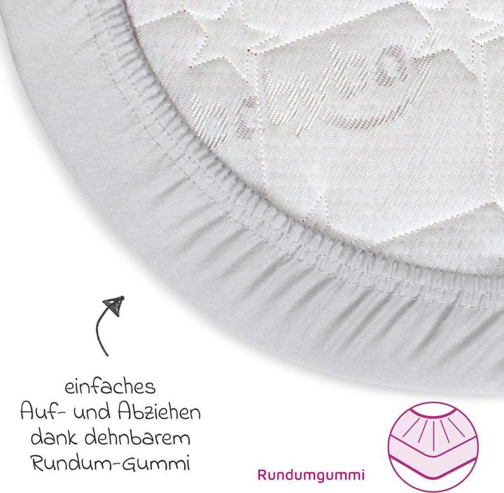 Produktbild Babybay Spannbettlaken Spannbetttuch 2er Pack Deluxe aus Jersey für