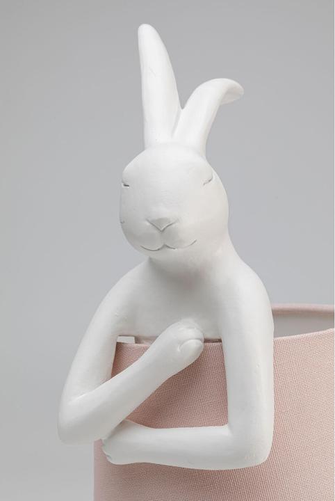 Actual product image Kare Design Table lamp Animal Rabbit White / Pink 50cm (E14)