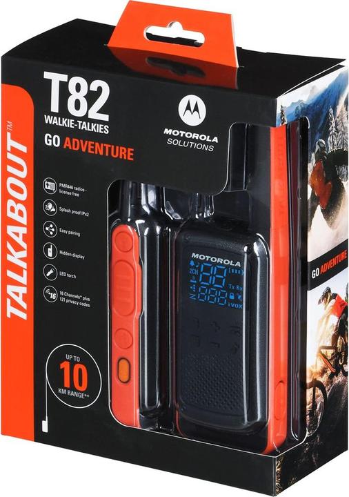 Actual product image Motorola PMR handheld radio TLKR T82 188 (10 km)