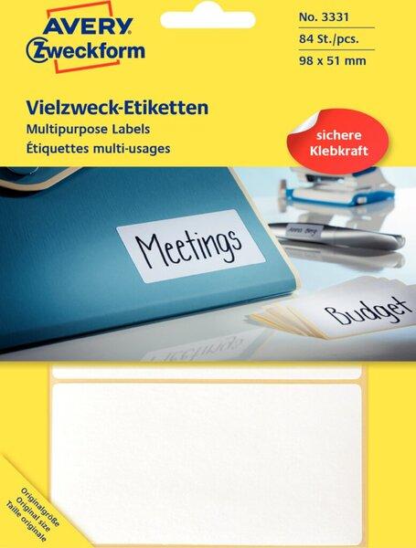 Produktbild Avery Mehrzweck-Etiketten 3331