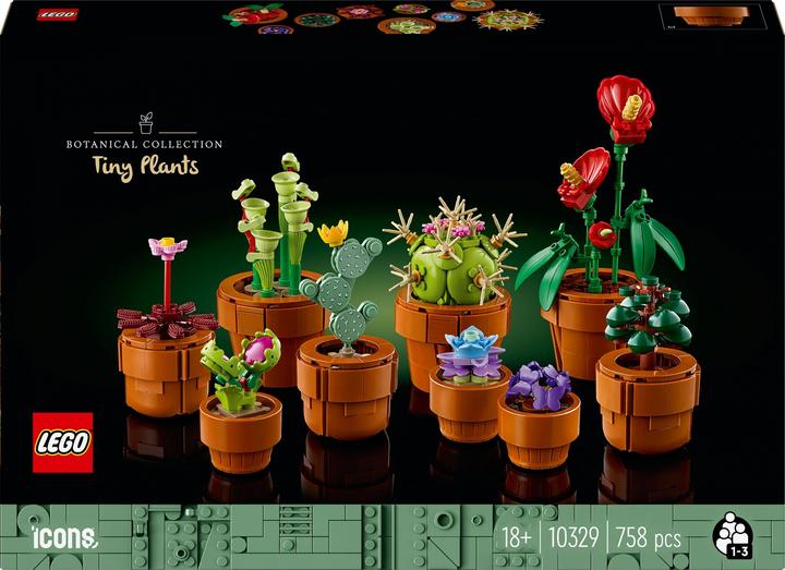 LEGO (R) ICONS 10329 (4 pièces) Petites plantes (10329, LEGO Botanical)