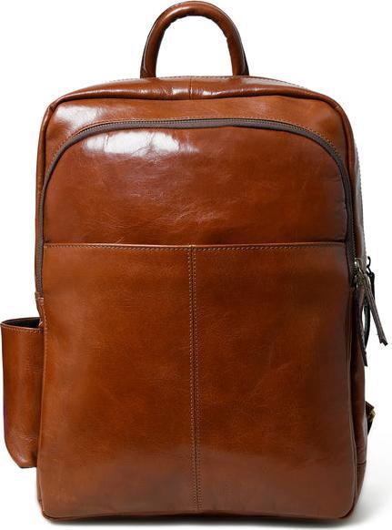 Only-Bags.Store Luxus-Lederrucksack, Tan