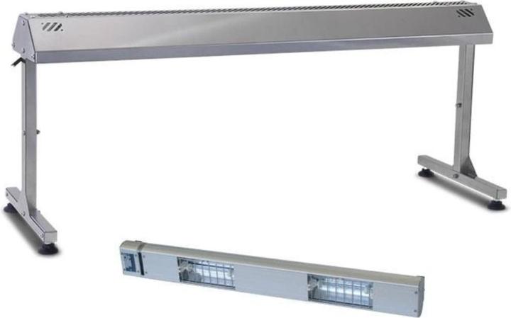 Steinbach Halter Edelstahl mit Quartzglas Wärmelampe 90cm