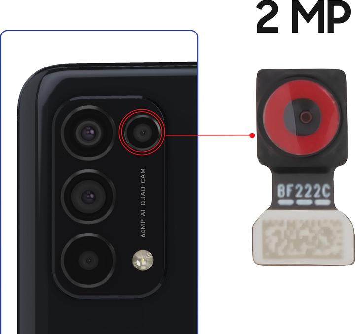 Actual product image Clappio Macro lens spare part (Oppo Find X3 Lite)