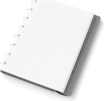 Image du produit Filofax Carnet de notes Notebook A5 Classic graphite (A5, À rayures, Couverture rigide)