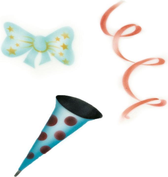 Produktbild Martellato Airbrush Schablone Party Accesoires