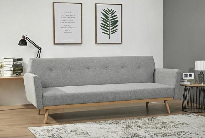 Image du produit SalesFever Canapé-lit structure gris clair (Canapé-lit)