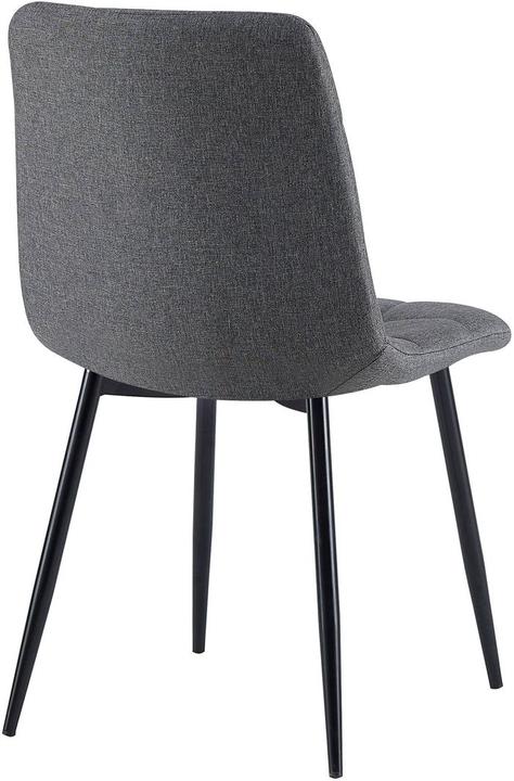 Image du produit Swisshandel24 Set de 4 chaises Antibes Tissu