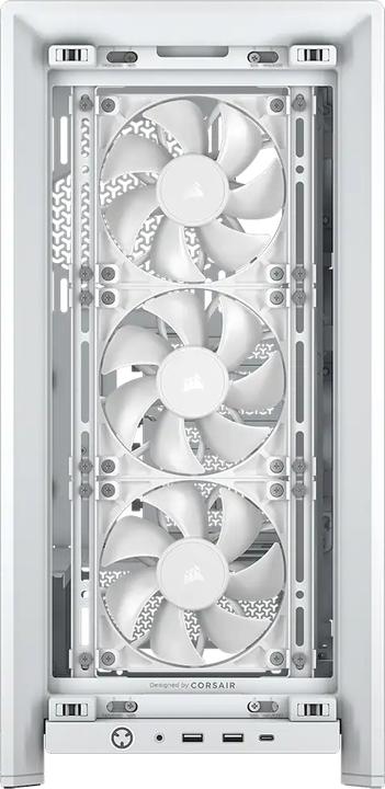 Actual product image Corsair Geh Midi FRAME 4000D RS Mid-Tower, White (Mini-ITX, ATX, mATX)