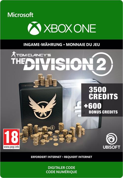 Image du produit Microsoft Tom Clancy's The Division 2 : Pack de crédits 4100 Premium